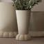Vase crème Flora