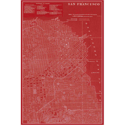 Carte graphique de San Francisco