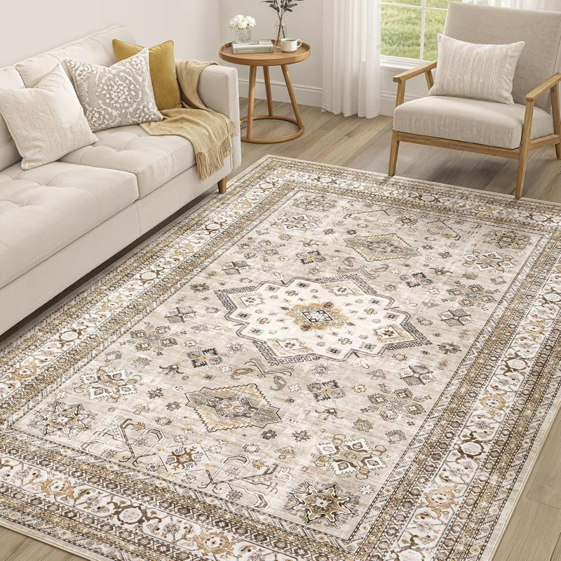 Vintage Living Room Area Rug