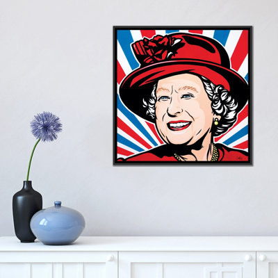 «HRH Queen Elizabeth II», impression sur toile
