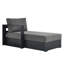 Chaise longue modulaire en aluminium thermolaqué Modway Tahoe-95616645