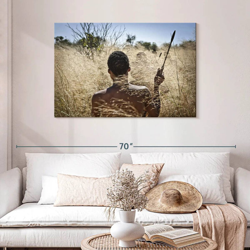 Senne, chasseur africain, H 30 po x l 45 po