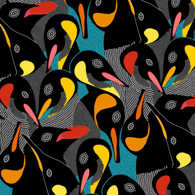 " Ruby Door Polar Penguins "