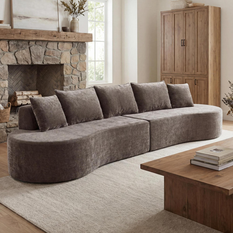 Canapés modulaires de qualité supérieure, revêtement en mousse, design moderne pour le salon