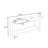 Console Table with 3 Drawers-1859060817