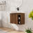 28 Inch Wall Mount Bathroom Vanity with Ceramic Sink, Space-Saving Single Door Cabinet and Open Shelf for Modern Farmhouse or Industrial Style Decor-1295293618-1295293617