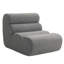 34.7" Wide Compression Sofa, Boneless Indoor Chaise Couch for Small Space Apartment, Living Room and Bedroom-1345317767