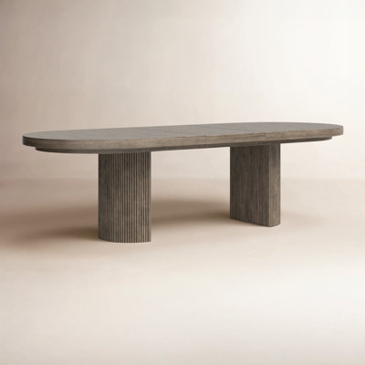 Montego 88" Extendable Oak Dining Table