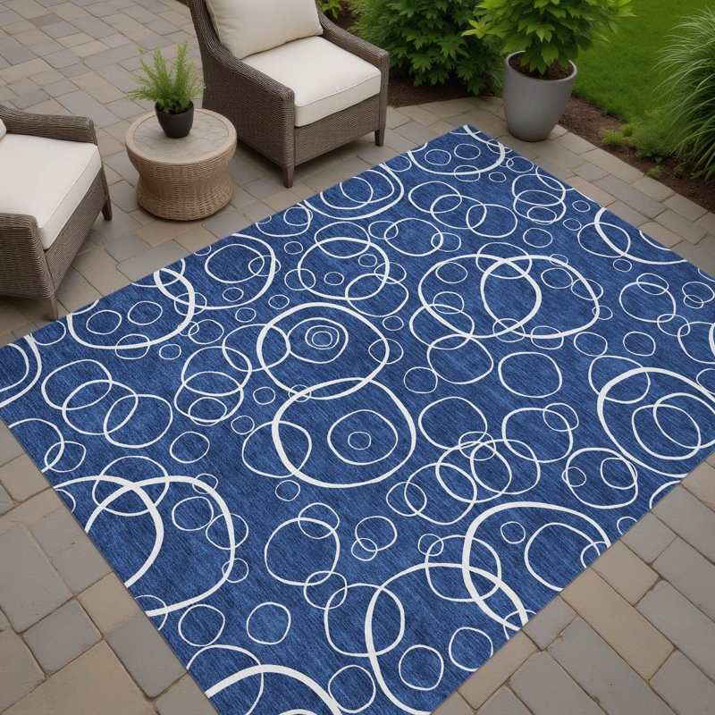 Machine Washable Indoor/Outdoor Chantille ACN2407 Geometric Rug, Rectangle 2'6" x 3'10"