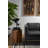 Honey Comb Solid Wood Block End Table-125005780