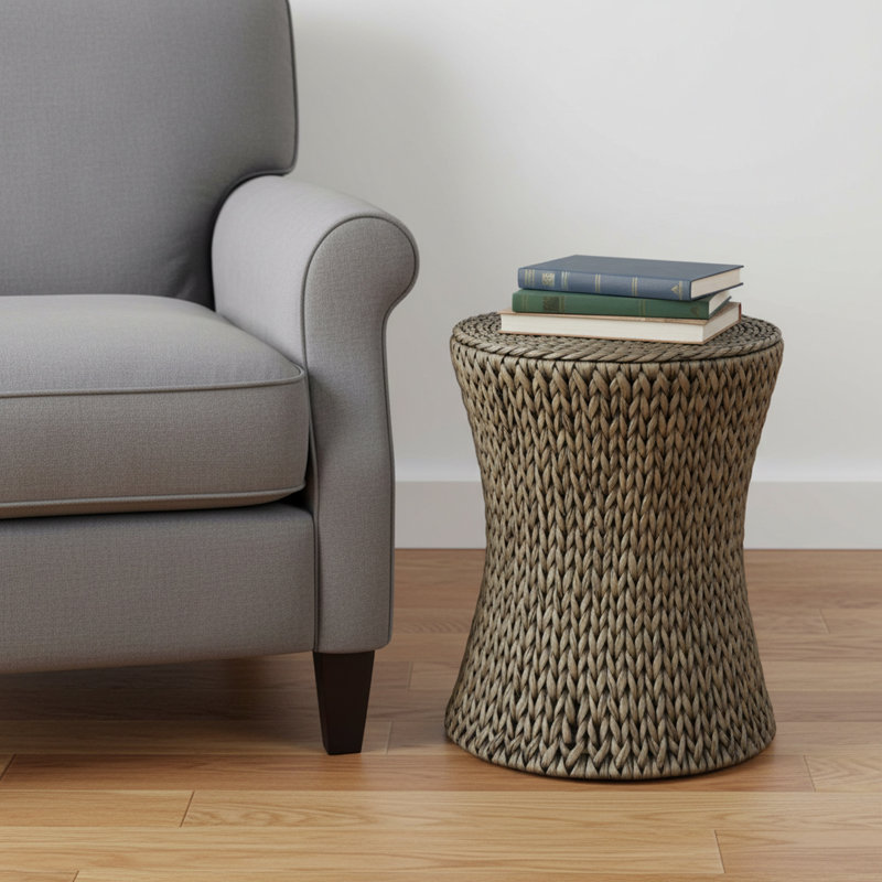 Northside End Table, Silver Gray Patina