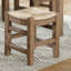 Ensemble de salle à manger en bois massif Aston Rustic Industrial-1933049984