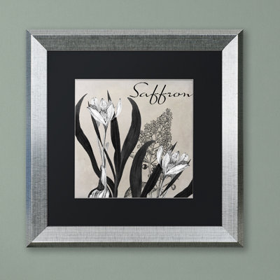 «Flowering Herbs I» par Jadaya, impression encadrée