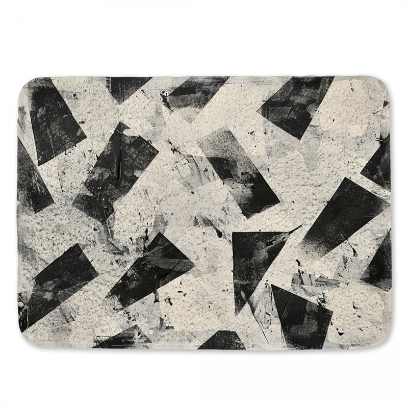 Tapis de bain en microfibre / microsuède Mariyonna, L 17 po x L 24 po