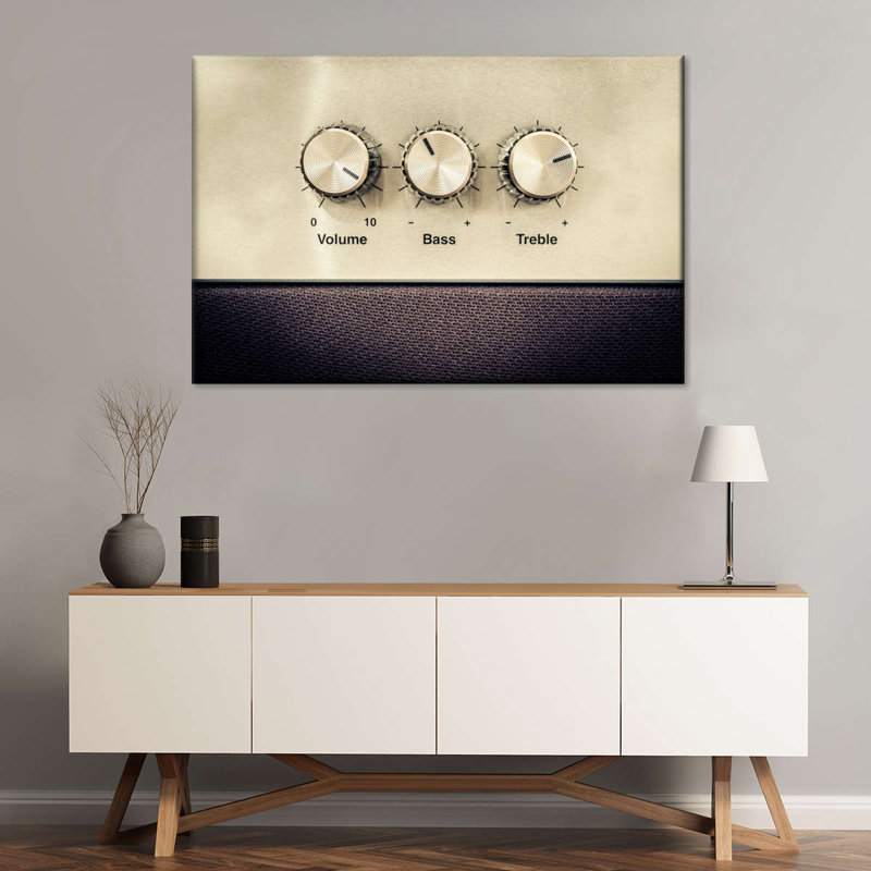 Volume Volume for Music, reproduction sur toile, H 20 po x l 30 po x P 1,25 po