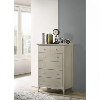 Commode Glory Furniture, champagne argenté