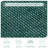 35" W Corduroy Modular Sofa Armless Chair Module In Green