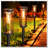 Solar Powered Integrated LED Metal Outdoor Floor Lamp