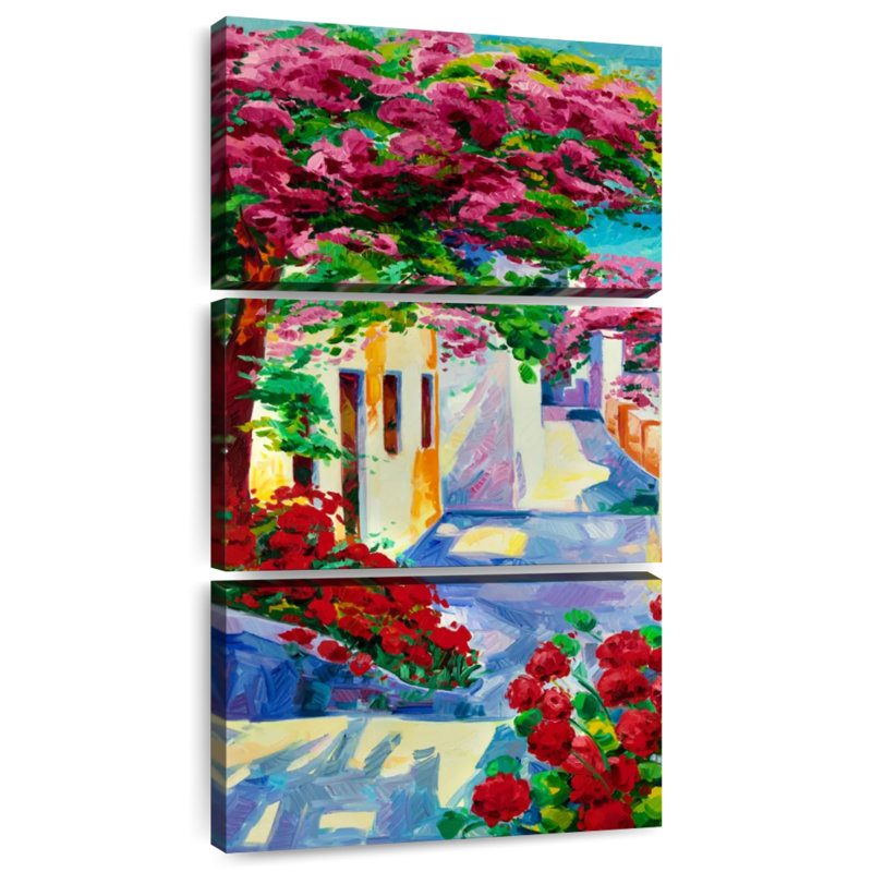 Santorin vacances, H 27 po x l 12 po