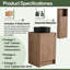 Meuble-lavabo simple 20 po avec lavabo d'art en céramique et rangement flottant-1992654651