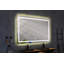 Miroir mural 84 po x 48 po avec éclairage à DEL haute luminosité et anti-buée