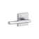 Viaggio Quadrato Linen Texture Rosette Single Dummy with Milano Lever