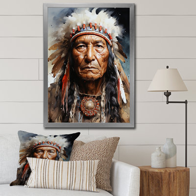 Portrait de Lakota amérindien