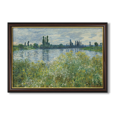 Les berges de la Seine, Vétheuil, 1880 - Claude Monet - Toile encadrée sur mesure
