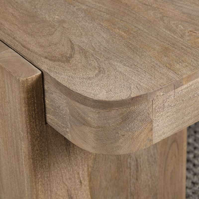 Chenul Rectangle Solid Wood Cocktail_Coffee Table