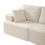 Canapés modulaires Cloud à compression, 6 places, velours côtelé blanc, style moderne pour la maison familiale-1730909596
