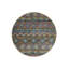 Tapis multicolore multicolore à motif tissé à motif rond et lavable à la machine-1115575649