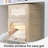 3 Pack Clothes Storage Bins Foldable Metal Frame Storage Box Stackable Linen Fabric Organizer Set With Carrying Handles And Clear Window-112728217-112728220