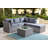 PATIO SECTIONAL SOFA & COCKTAIL TABLE