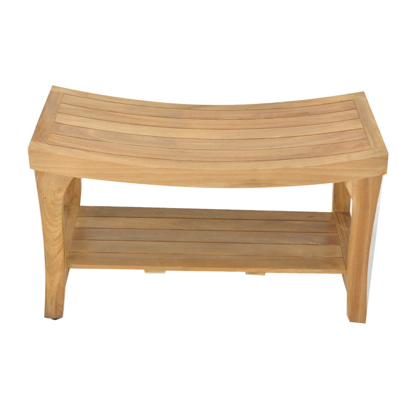 Whipple 30'' W Teak Shower Bench