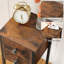 Andis 25cm W Metal Bedside Table