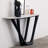 Italian style light luxury simple console table