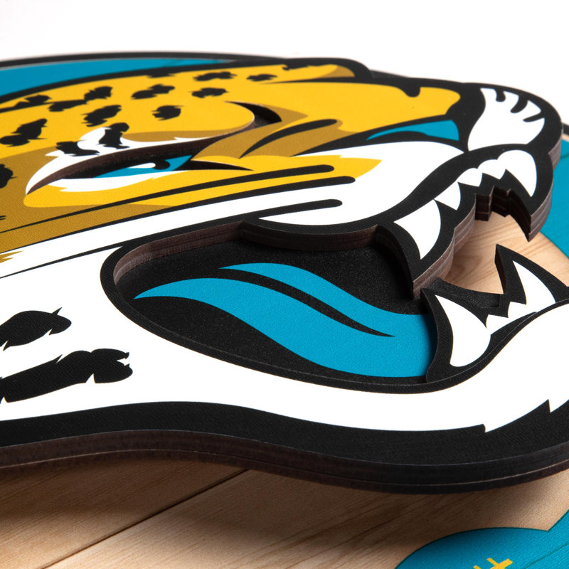 NFL Jacksonville Jaguars 3DX Circle Wall Art