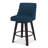 Counter Height Bar Stools, 26 Inch Seat Height Upholstered Swivel Bar Stools with Back Set of 2-94889869