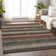Machine Washable Indoor/Outdoor Xhevrie Paprika Rug