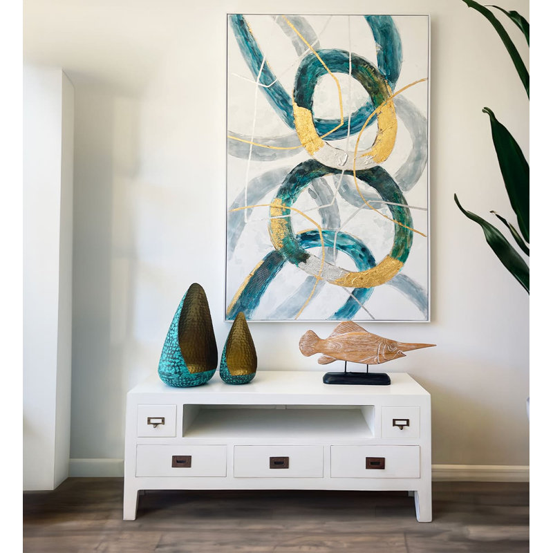 Berna Rings - Single Picture Frame Painting on Canvas