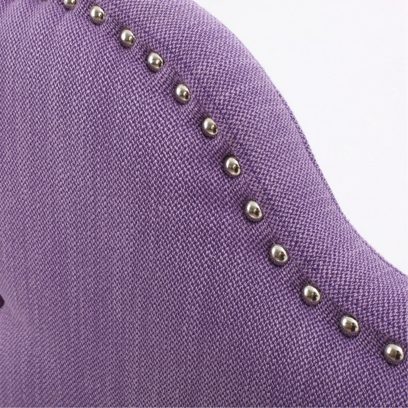 Tufted Upholstered Headboard Queen Size, Solid Wood Head Board With Durable Metal Legs, Adjustable Height Queen Headboard With Nailhead Trim,Fabric Headboard In Modern Button Tuffted Design
