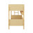 Twin Size Bunk Bed With Shelves,Ladder Can Be Changed Left Or Right-289650892