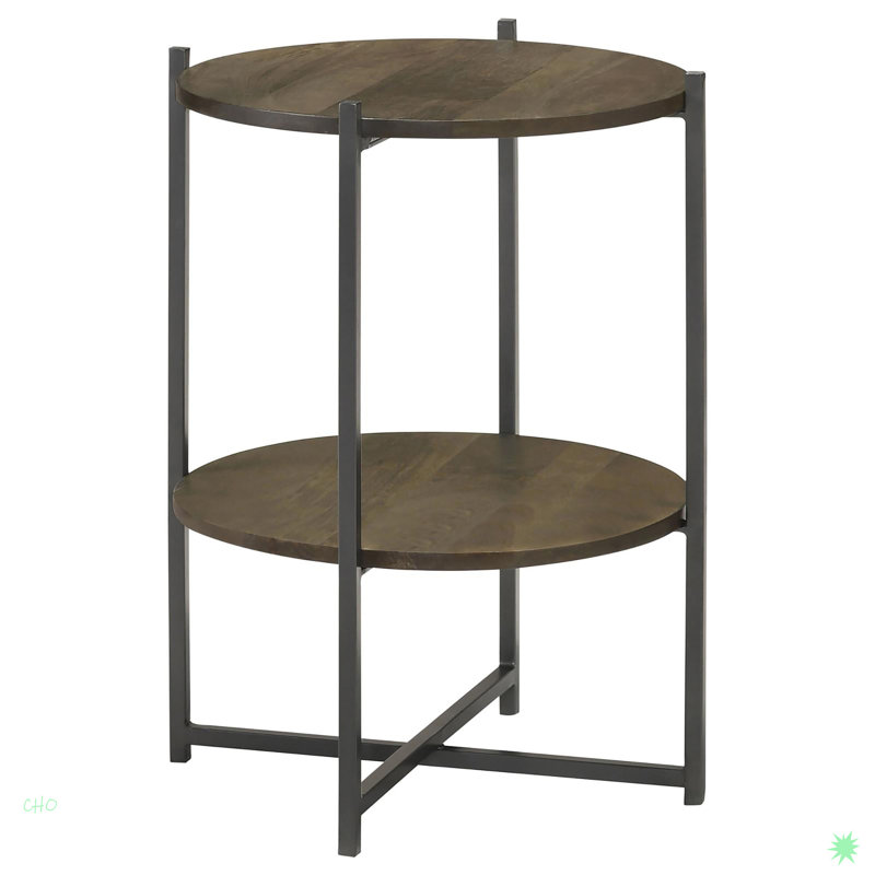 Accent Table With Bottom Shelf