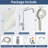 Brushed Nickel Magnetic Dual Shower Head & Handheld Combo With Filter-122741175