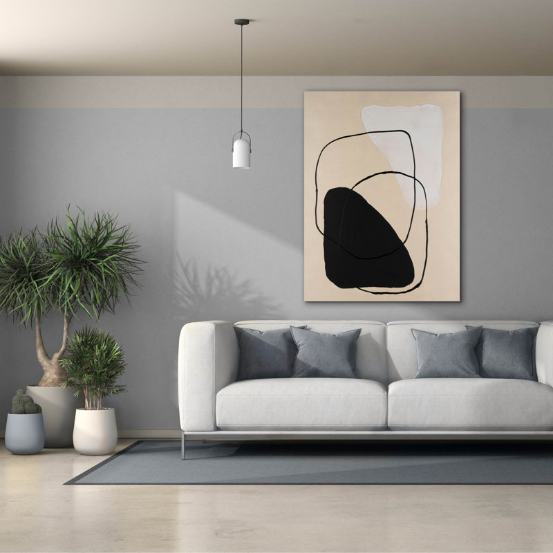 Ivy Bronx «Avant Mod II» par Vanna Lam, art mural sur toile, H 54 po x l 40 po x P 1,5 po