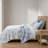 3-Piece Full/Queen Quilt Mini Set,Blue