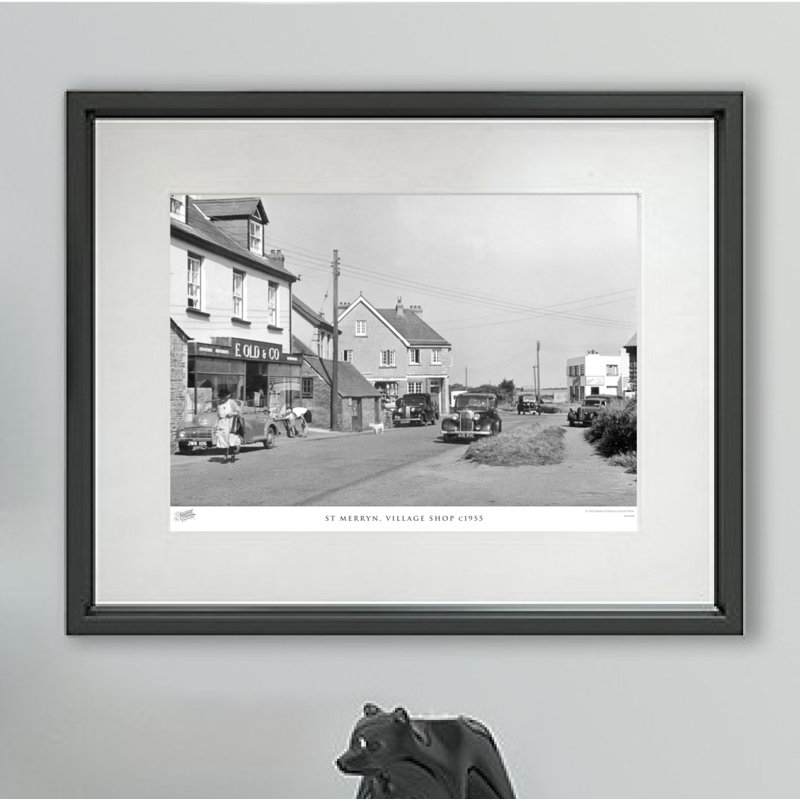 St Merryn, Village Shop C1955 by Francis Frith - Single Picture Frame Print, 28cm H x 36cm W x 2.3cm D