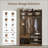 Hall Tree With Bench, 5-In-1 Entryway Storage, 3-Layer Flip Shoe Cabinet, 7 Coat Hooks, Drawer-204234476