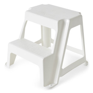 2 - Step Plastic Lightweight Step Stool