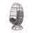 Outdoor Wicker Swivel Egg Chair With Cushion For Outdoor Space-2098646380